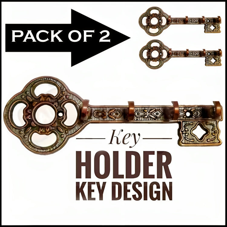 Metal Key Shape Hooks Key Holder