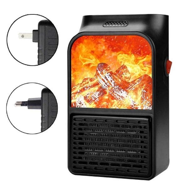 Mini Portable Electric Fireplace Wall Warmer