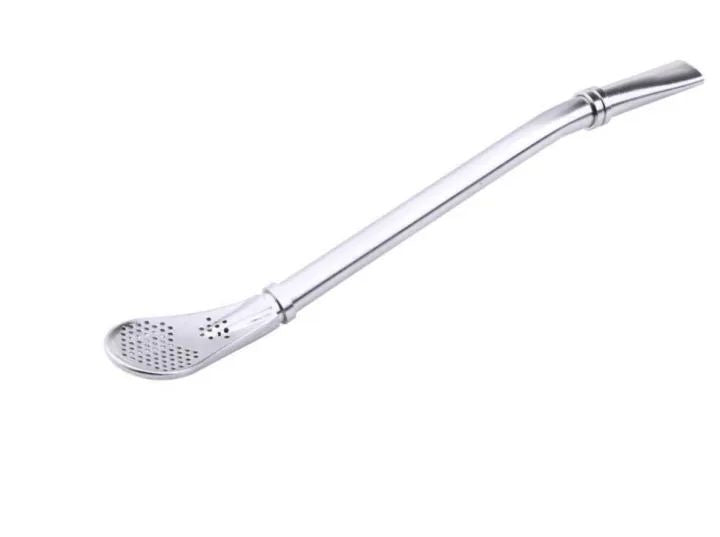 Reusable Stainless Steel Drinking Filter Straw Spoon