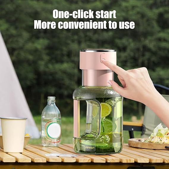 Portable Electric Rechargeable Cordless Barrel Juicer