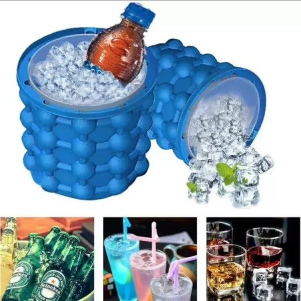 Magic Silicone Ice Cube Maker Bucket