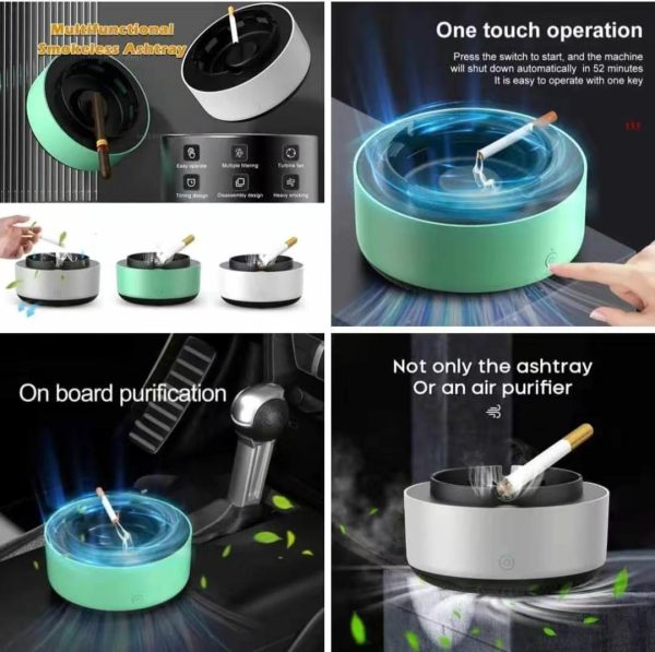 2-in-1 Air Purifier Ashtray