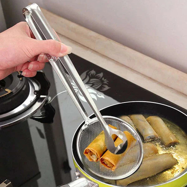 2 In 1 Frying Tong