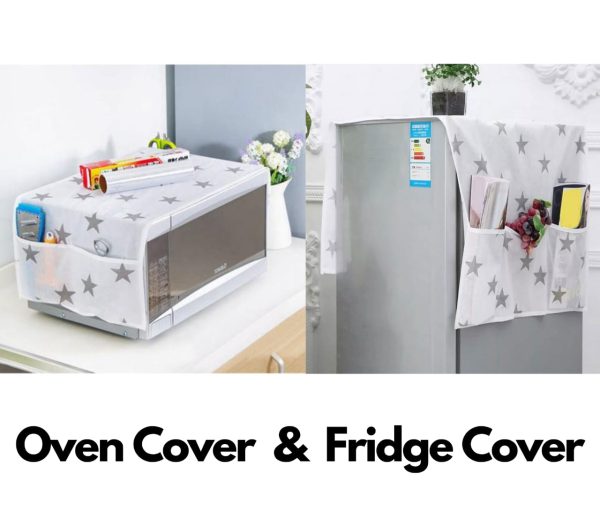 Oven and Fridge Cover Set