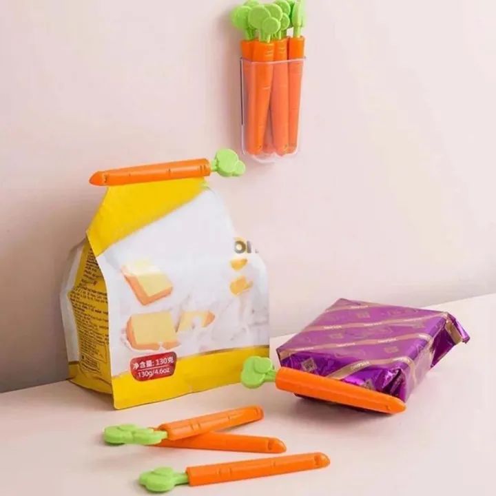 Magnetic Sealing Carrot Clips