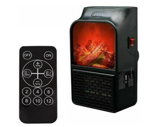 Mini Portable Electric Fireplace Wall Warmer