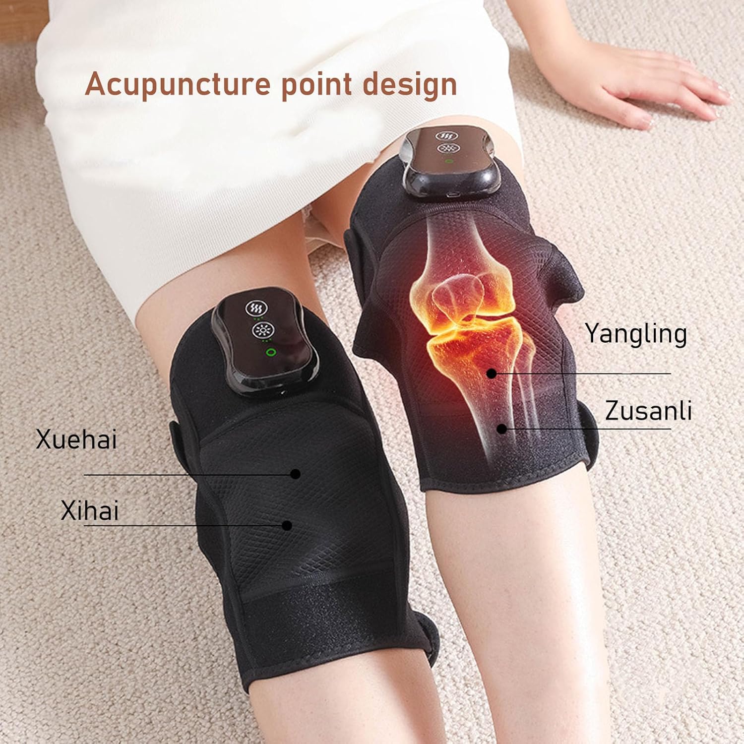 Rechargeable Knee Heating Pad Massager