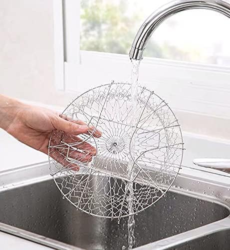Stainless Steel Chef Foldable Basket Strainer