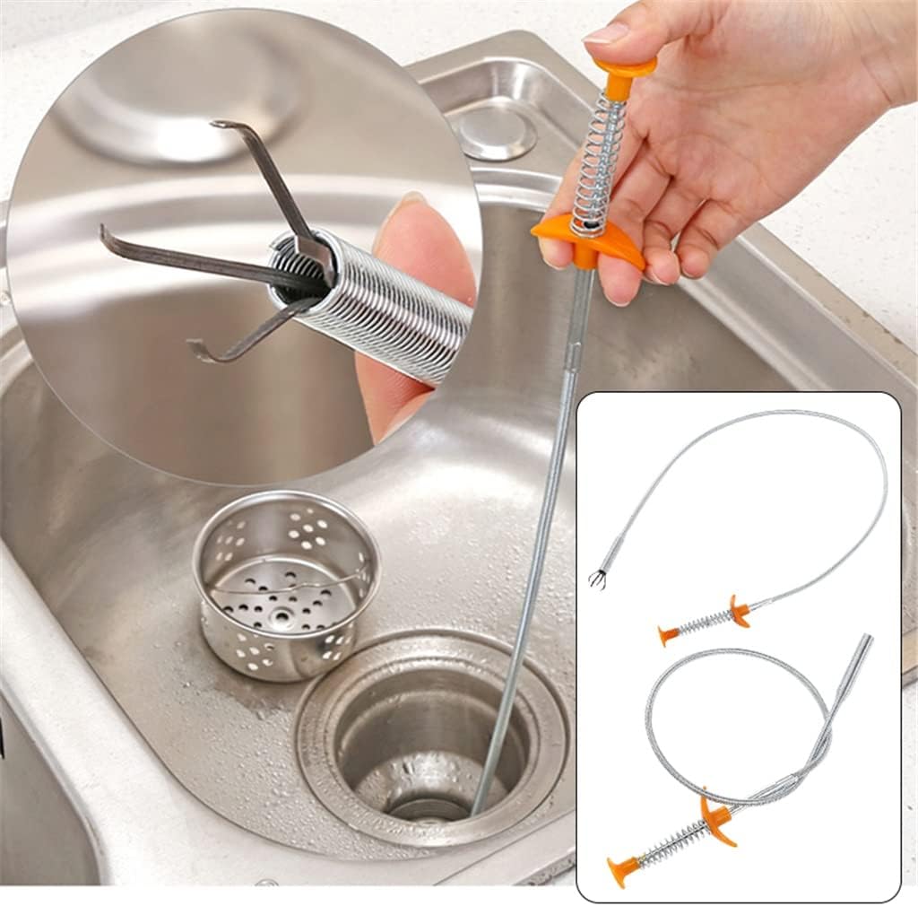 Flexible Clog Water Sink Cleaner Metal Wire