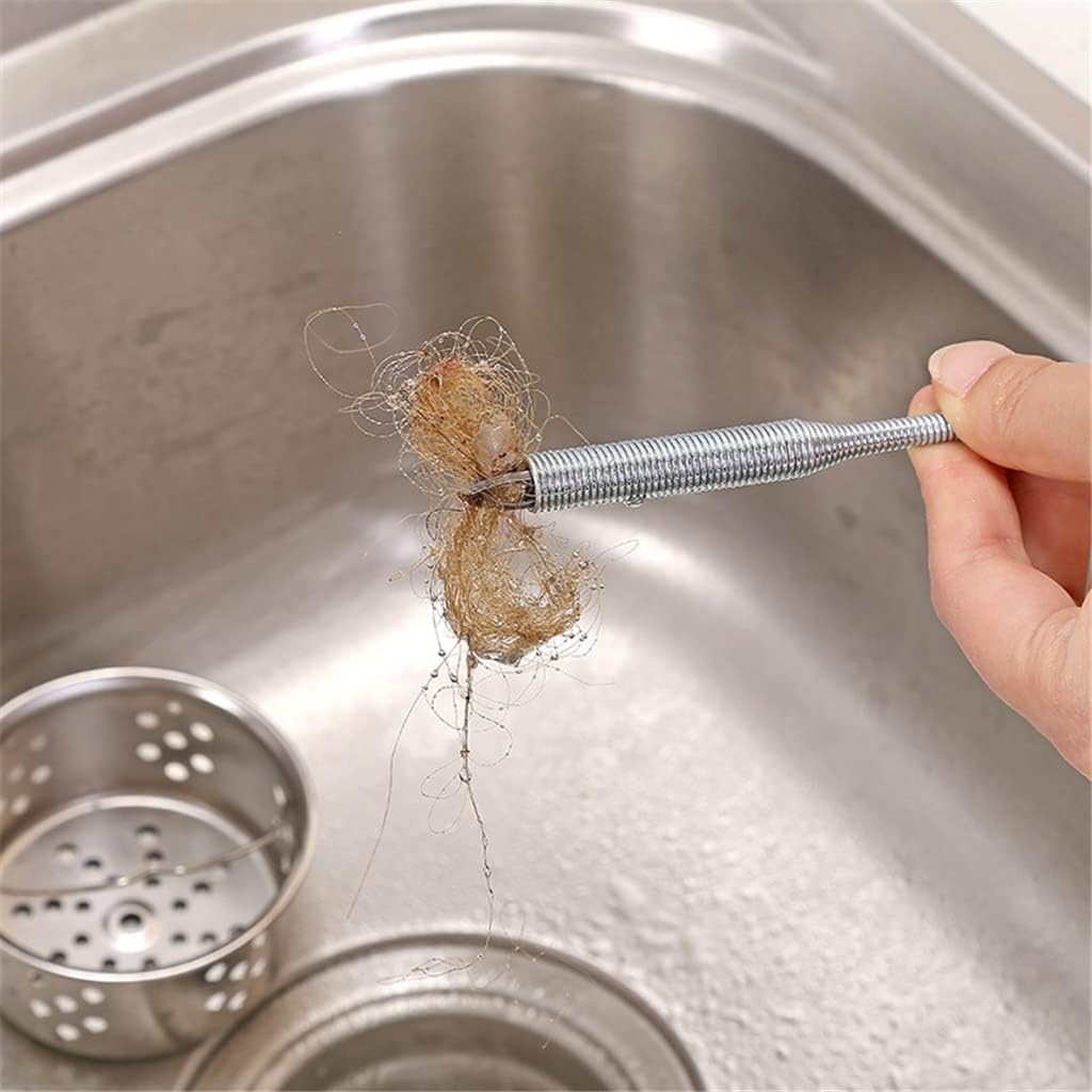 Flexible Clog Water Sink Cleaner Metal Wire