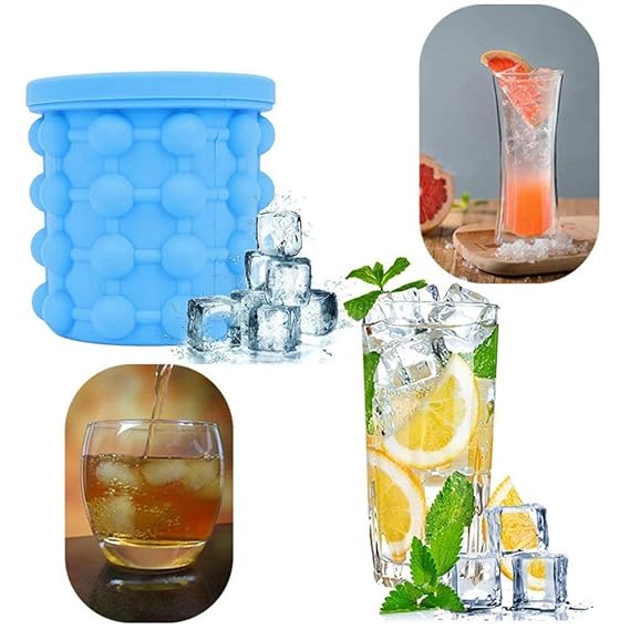 Magic Silicone Ice Cube Maker Bucket