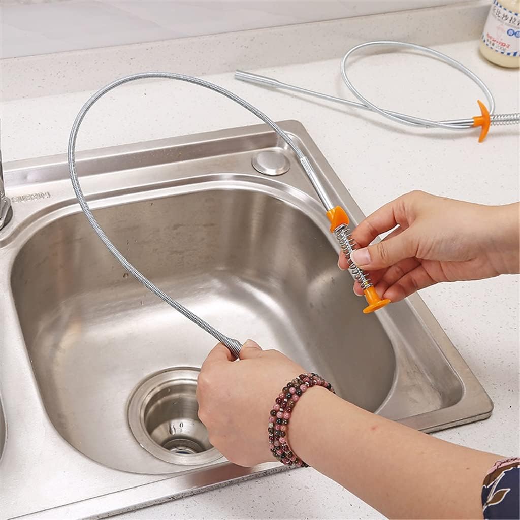 Flexible Clog Water Sink Cleaner Metal Wire