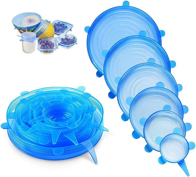 Silicone Reusable Expandable Lids