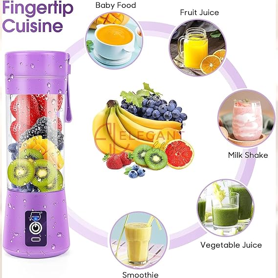 Portable USB Electric Mixer Juicer Blender Machine