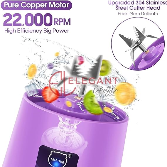 Portable USB Electric Mixer Juicer Blender Machine