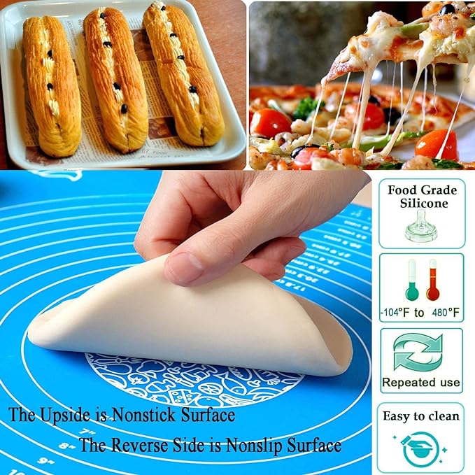 Silicone Non-Stick Rolling Baking Mat