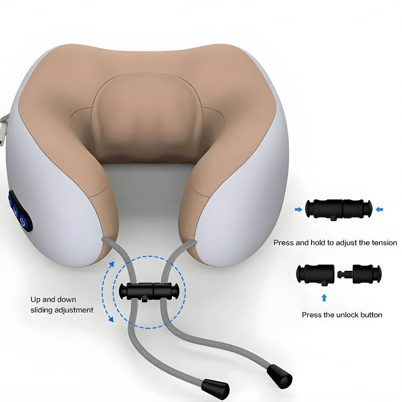 Cervical Vertebra Electric U-Shaped Massage Pillow