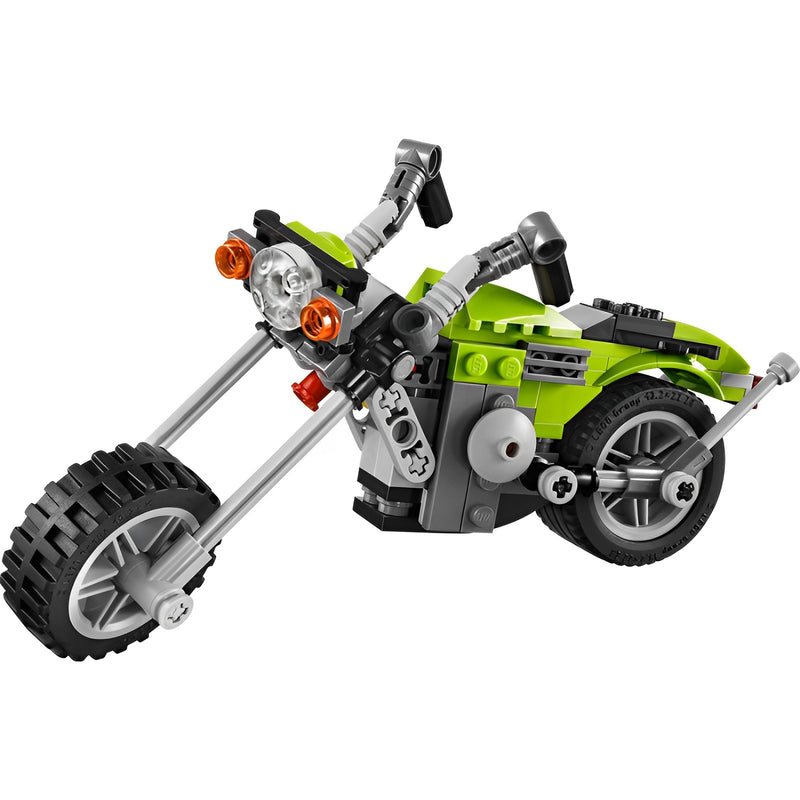 3-In-1 Highway Cruiser Motorcycle Building Blocks Toy