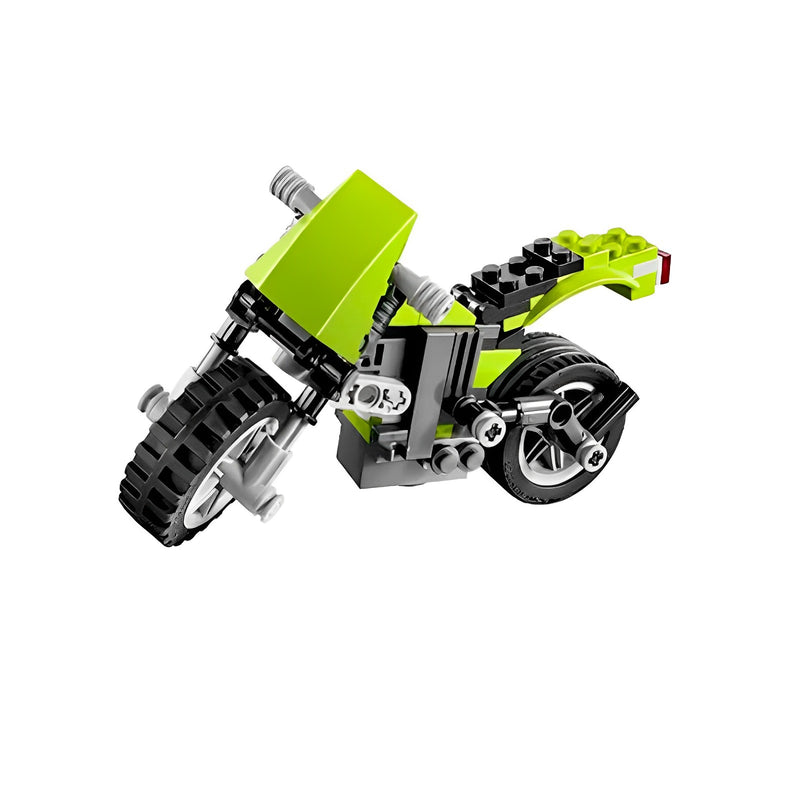 3-In-1 Highway Cruiser Motorcycle Building Blocks Toy