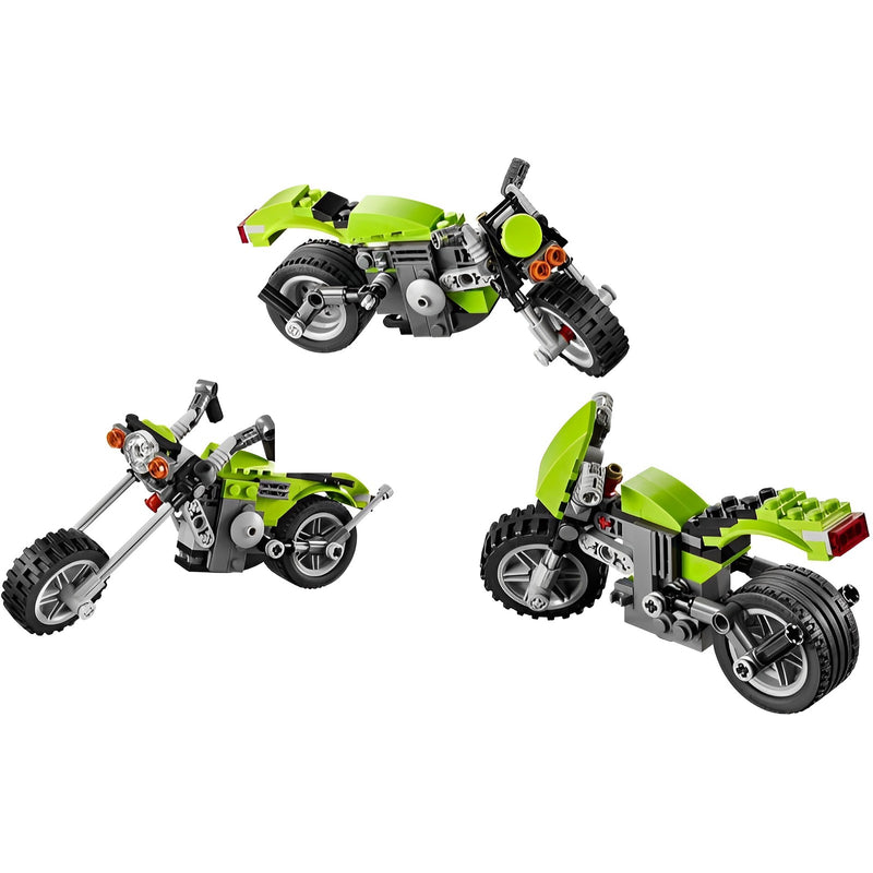 3-In-1 Highway Cruiser Motorcycle Building Blocks Toy