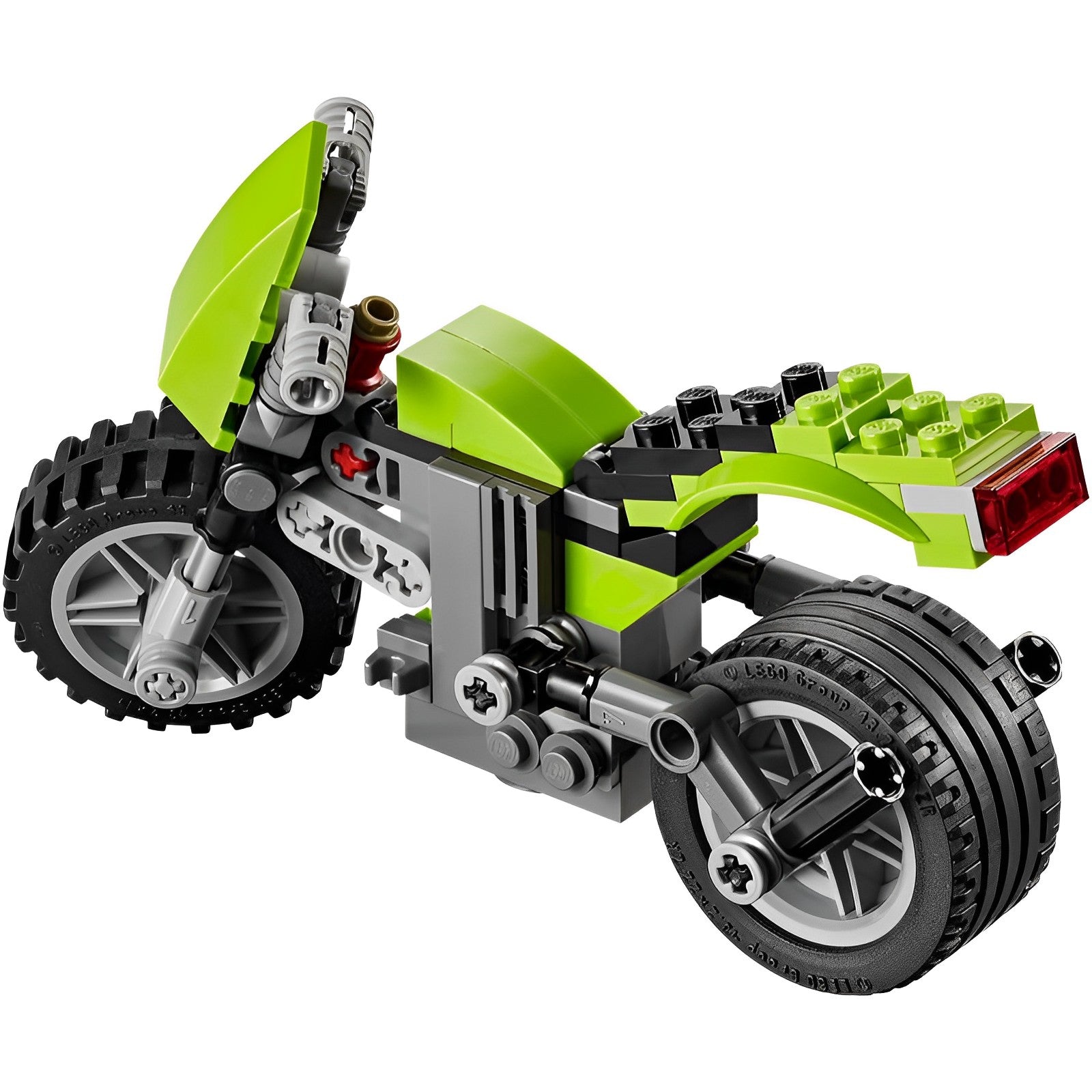 3-In-1 Highway Cruiser Motorcycle Building Blocks Toy