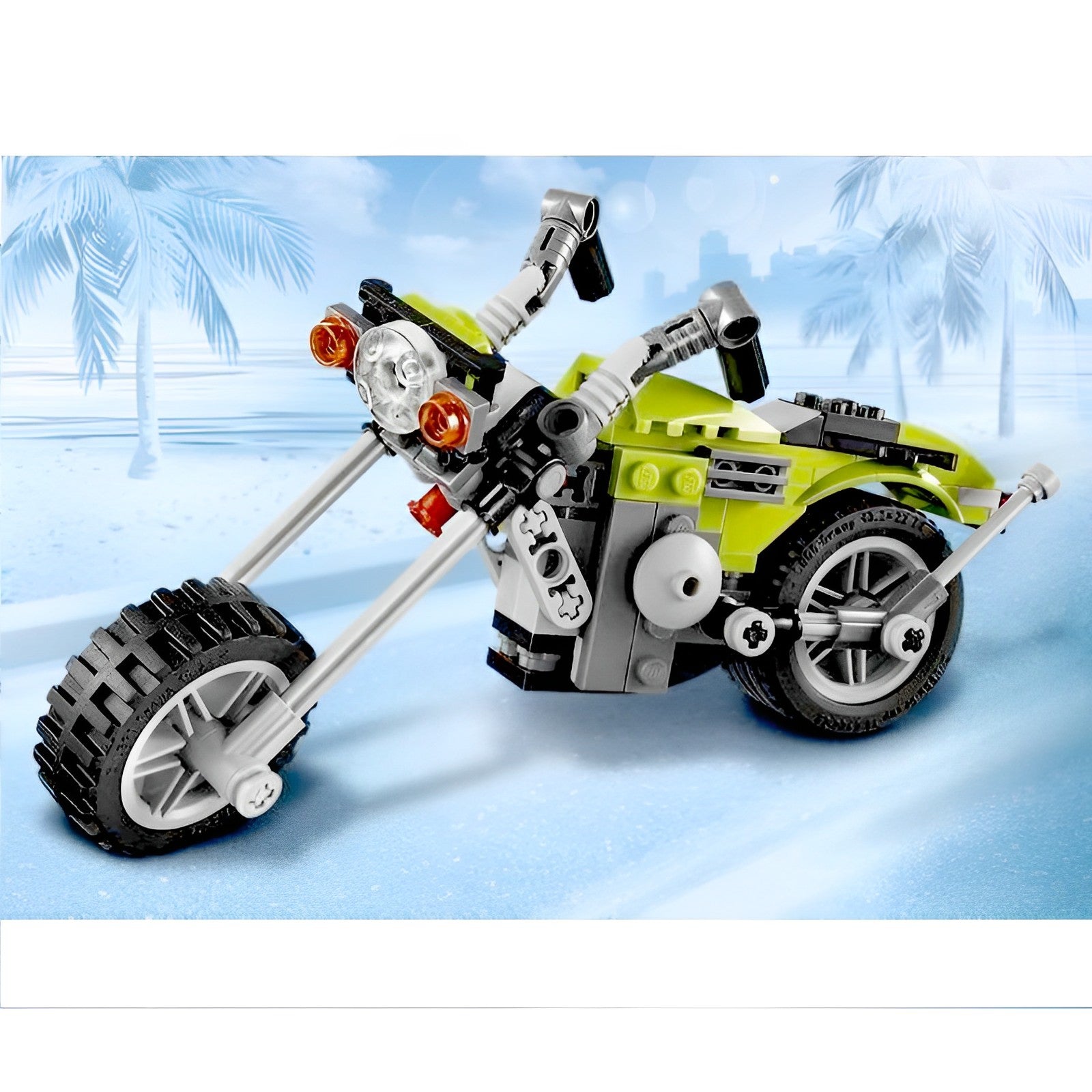 3-In-1 Highway Cruiser Motorcycle Building Blocks Toy