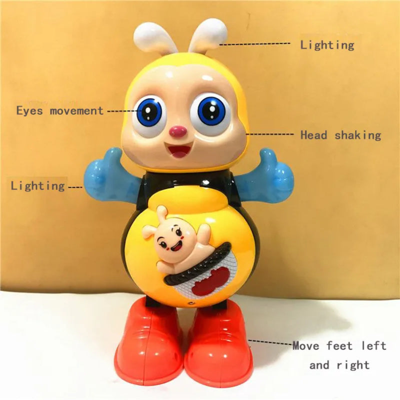 Swing and Sing Bee Toy with LED Lights