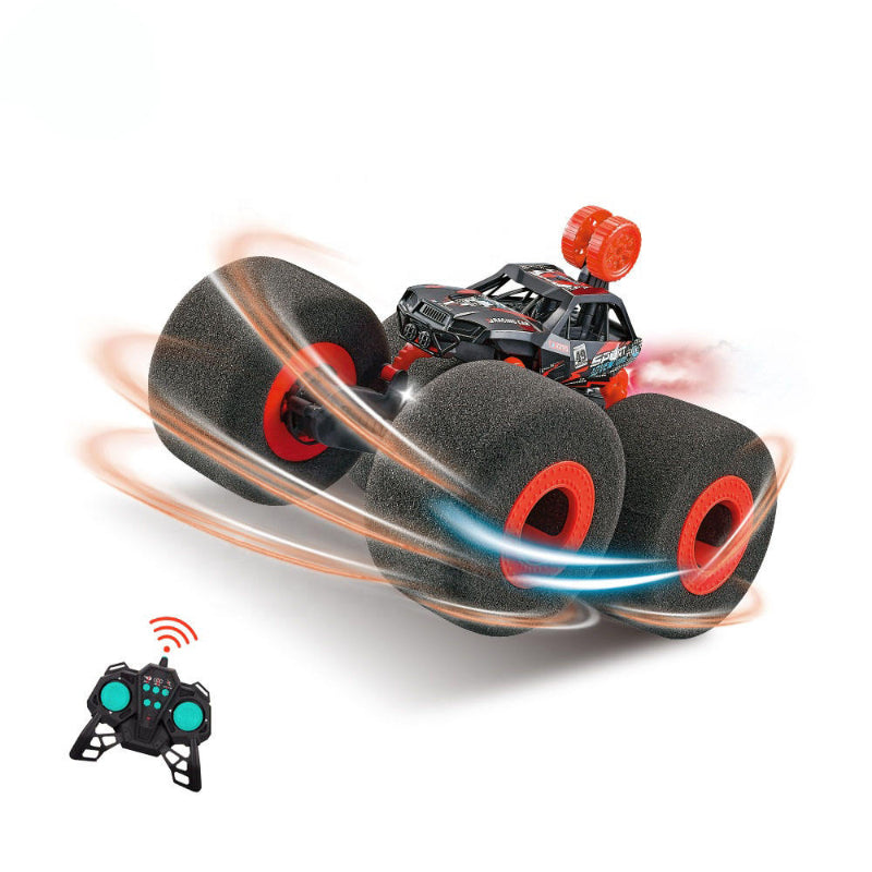 2.4G Remote Control Sponge Wheel Water Spray Stunt Car