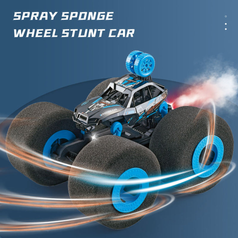 2.4G Remote Control Sponge Wheel Water Spray Stunt Car