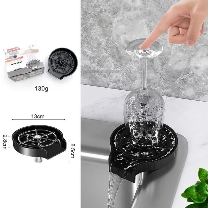 Automatic Cup Rinser Sink Faucet Washer