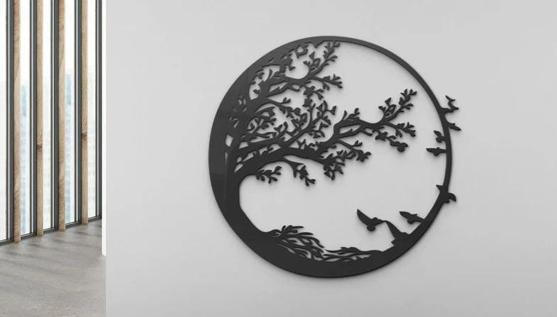 Tree 3D Wooden Wall Hanging Art