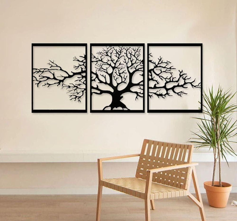 Wall Hanging Wooden Tree Art