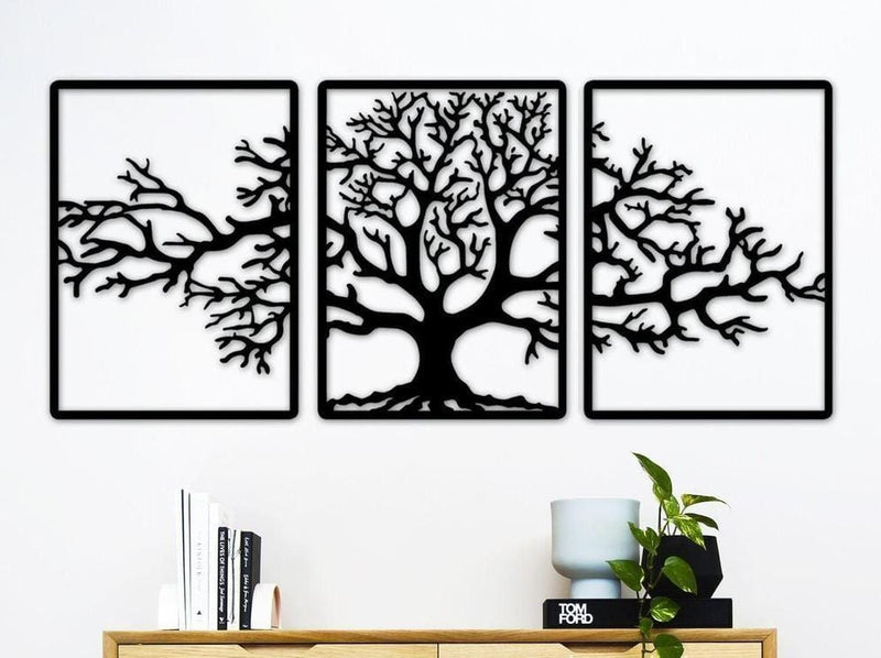 Wall Hanging Wooden Tree Art