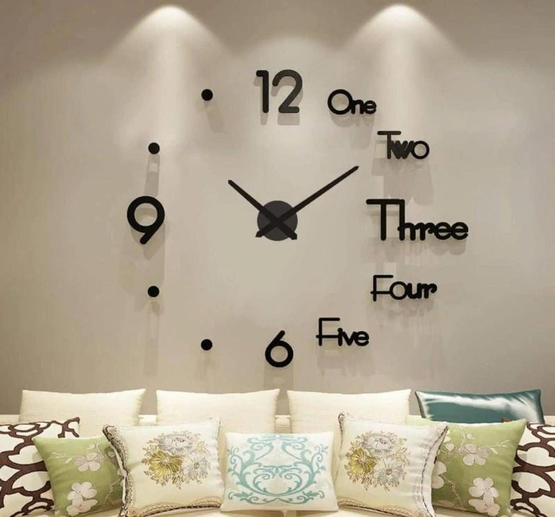 3D Wall Clock Art