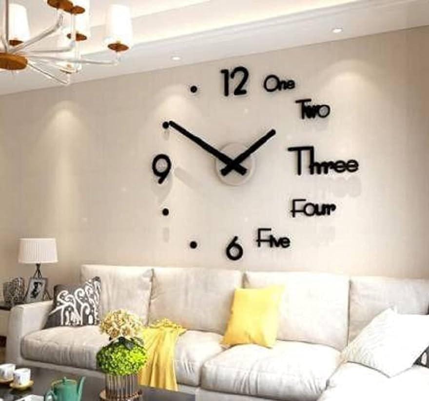 3D Wall Clock Art