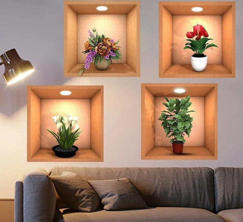 3D Removable Wall Decor Stickers