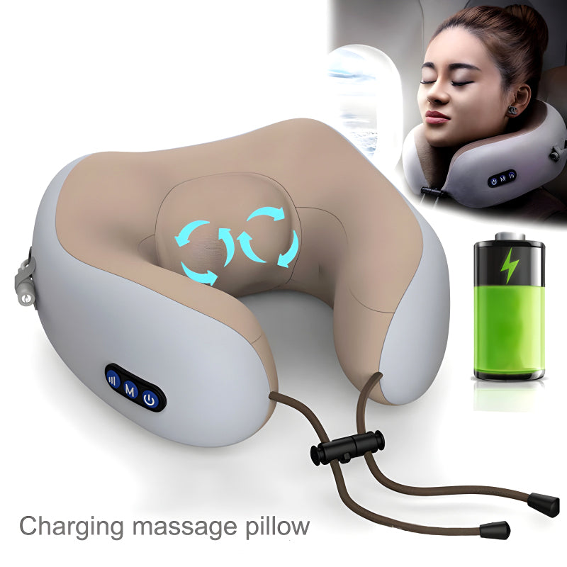 Cervical Vertebra Electric U-Shaped Massage Pillow