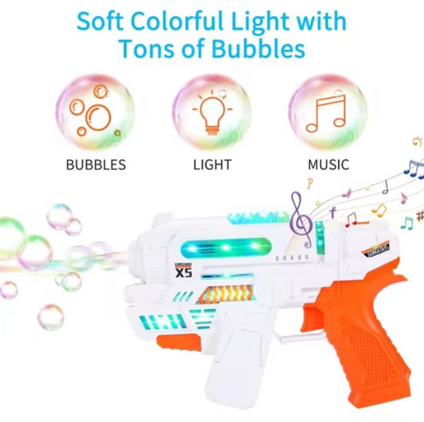 Bubble Gun With Lights And Music