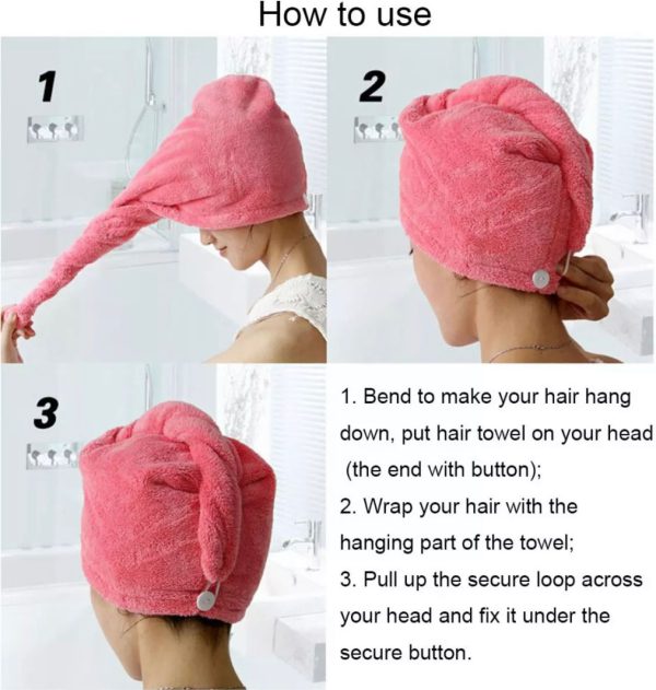 Hair Dryer Cap Towel Wrap