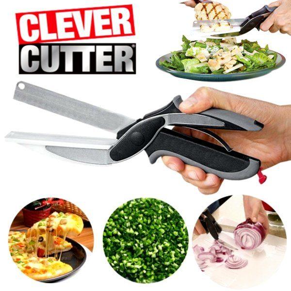 2-in-1 Food Kitchen Scissor with Cutting Board