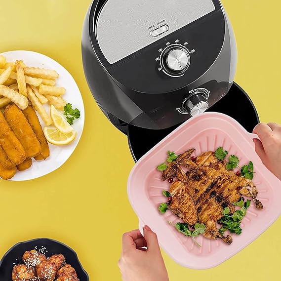 Collapsible Silicone Air Fryer Square