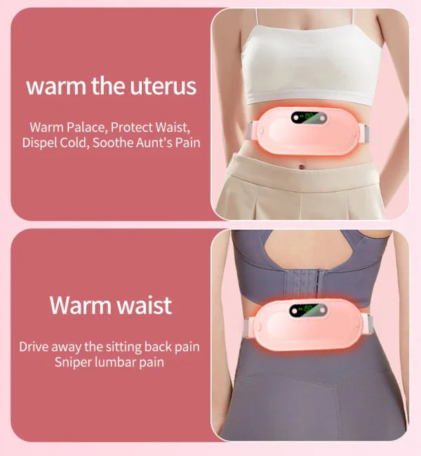 Menstrual Cramp Belt Vibration Massager Pad