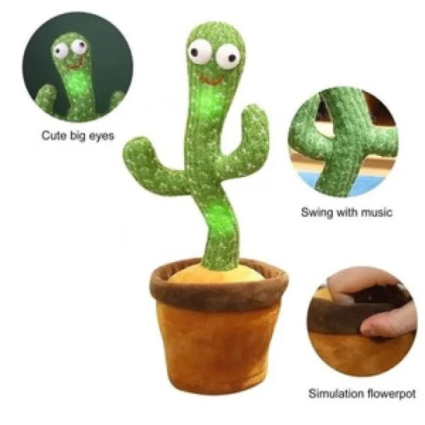 Rechargeable Dancing Cactus Toy