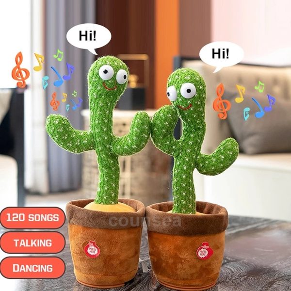 Rechargeable Dancing Cactus Toy