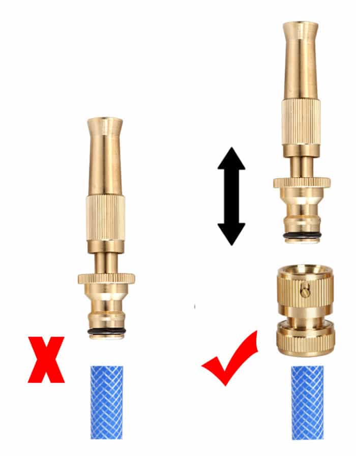 Copper High Pressure Hose Nozzle Spray Gun