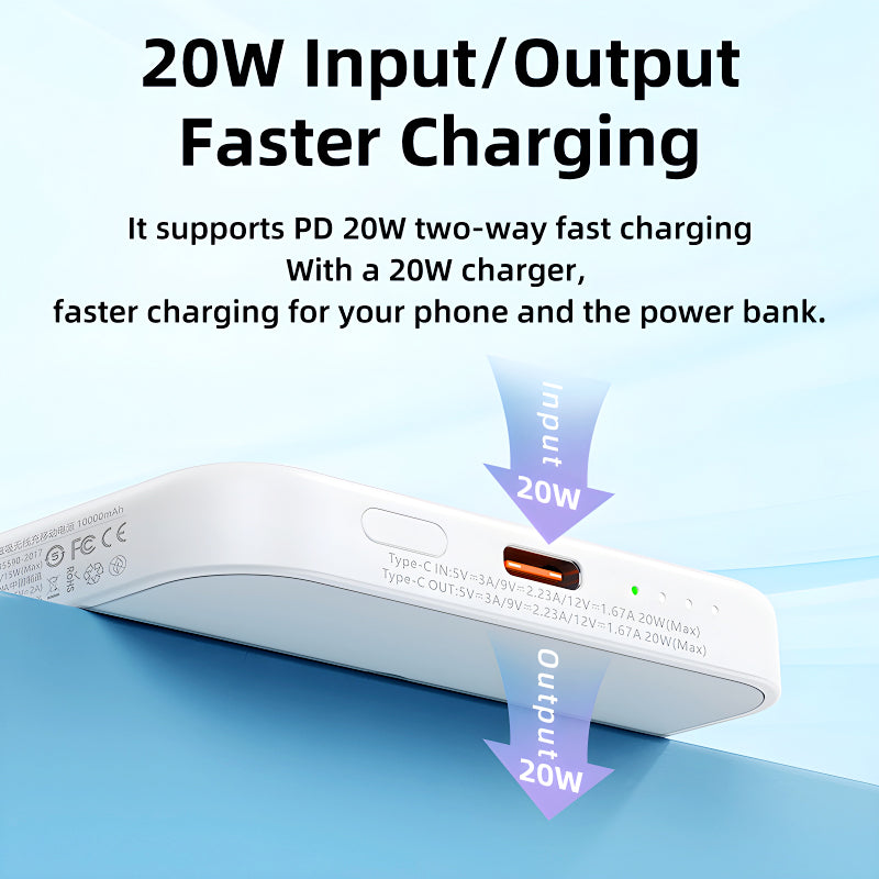 Magnetic Wireless Fast Charging Power Bank