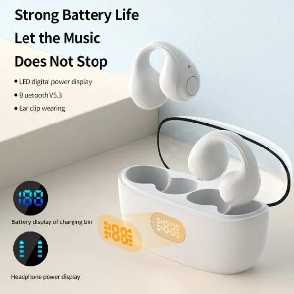 Ear Cuff Wireless Earbuds With Earhooks