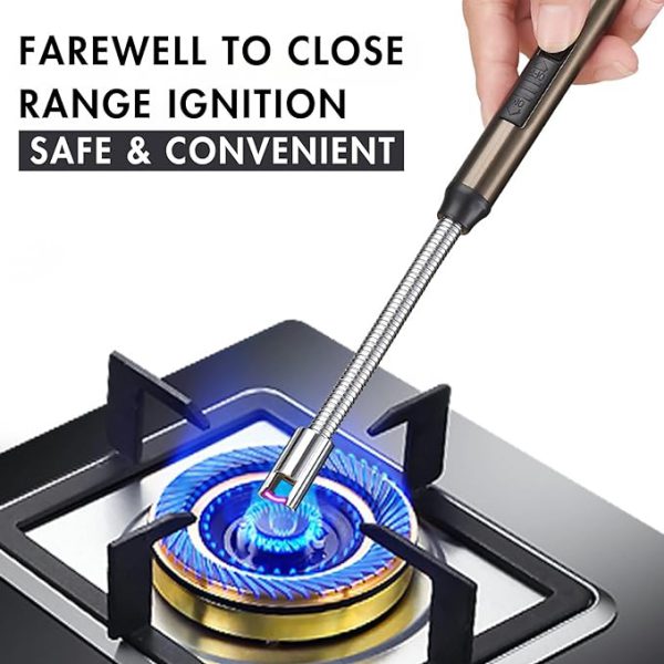 Electric Rechargeable Flameless Windproof USB Lighter