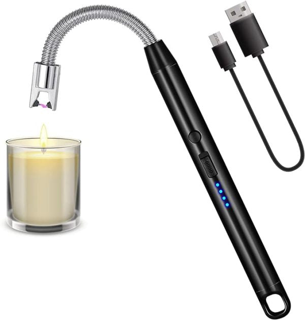 Electric Rechargeable Flameless Windproof USB Lighter