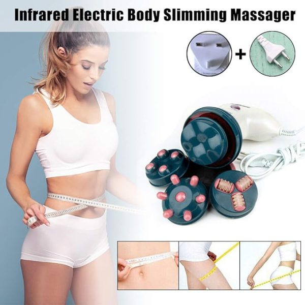 Electric Slimming Massager With 4 Vibrating Heads